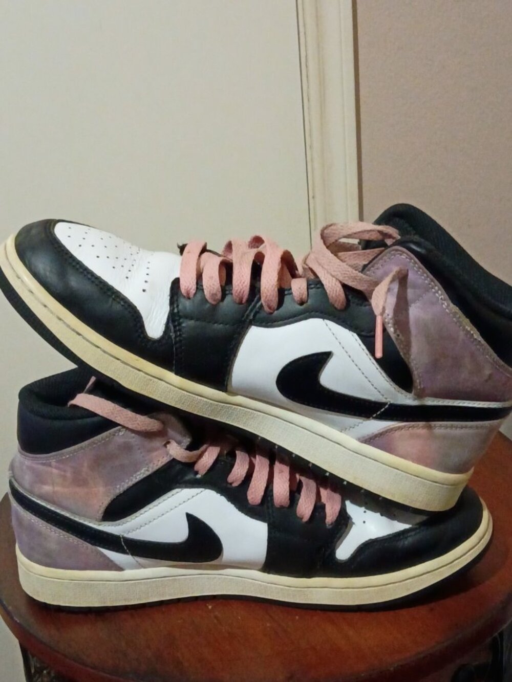 Size 8.5- Nike Air Jordan 1 Mid Sec ”Zen Master “ Men’s Leather Basketball Shoes - Picture 13 of 13